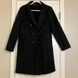 SHEIN Black Pea Coat